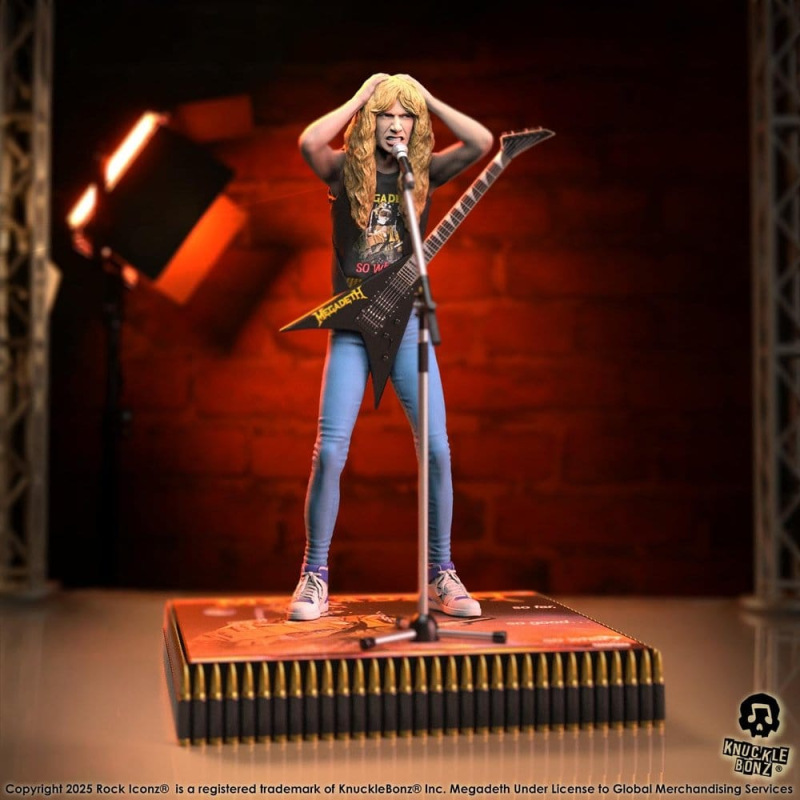 Megadeth Rock Iconz Statue Dave Mustaine II 22 cm 4