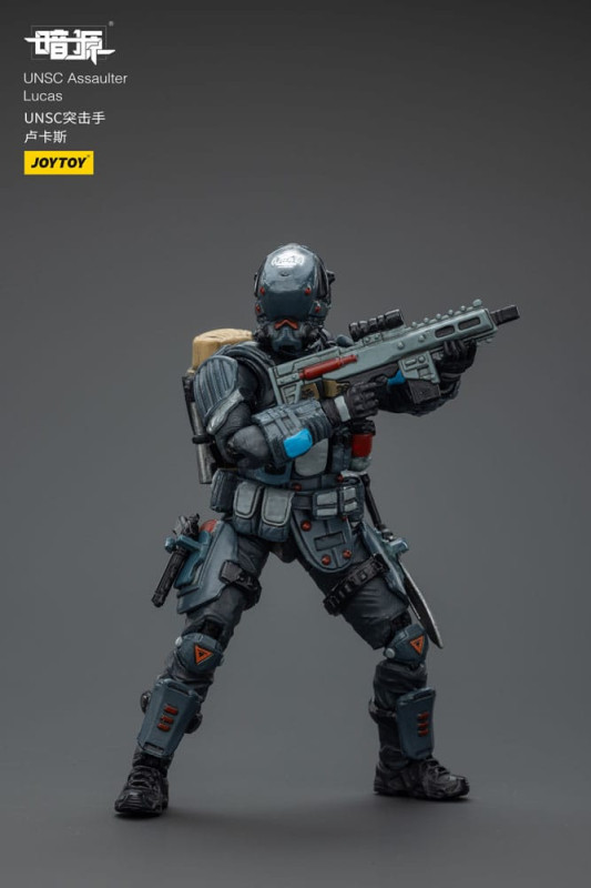 UNSC Dark Source Action Figur Assaulter Lucas 7 cm 6