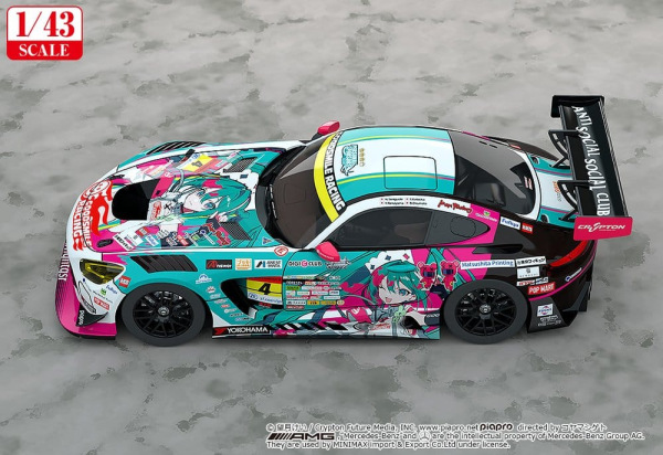 Hatsune Miku GT Project Vehicle 1/43 Good Smile Hatsune Miku AMG 2025 Season Opening Ver. 11 cm 3