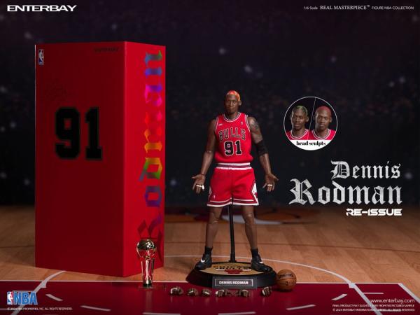 NBA Collection Real Masterpiece Actionfigur 1/6 Dennis Rodman Limited Retro Editon 33 cm