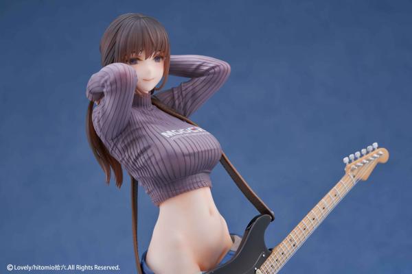 Original Character PVC 1/7 Guitar Girl Illustrated by Hitomio16 Deluxe Ver. 25 cm