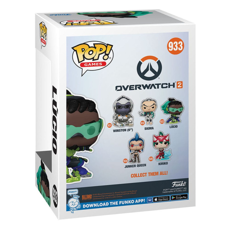 Overwatch 2 POP! Games Vinyl Figure Lúcio 9 cm 2