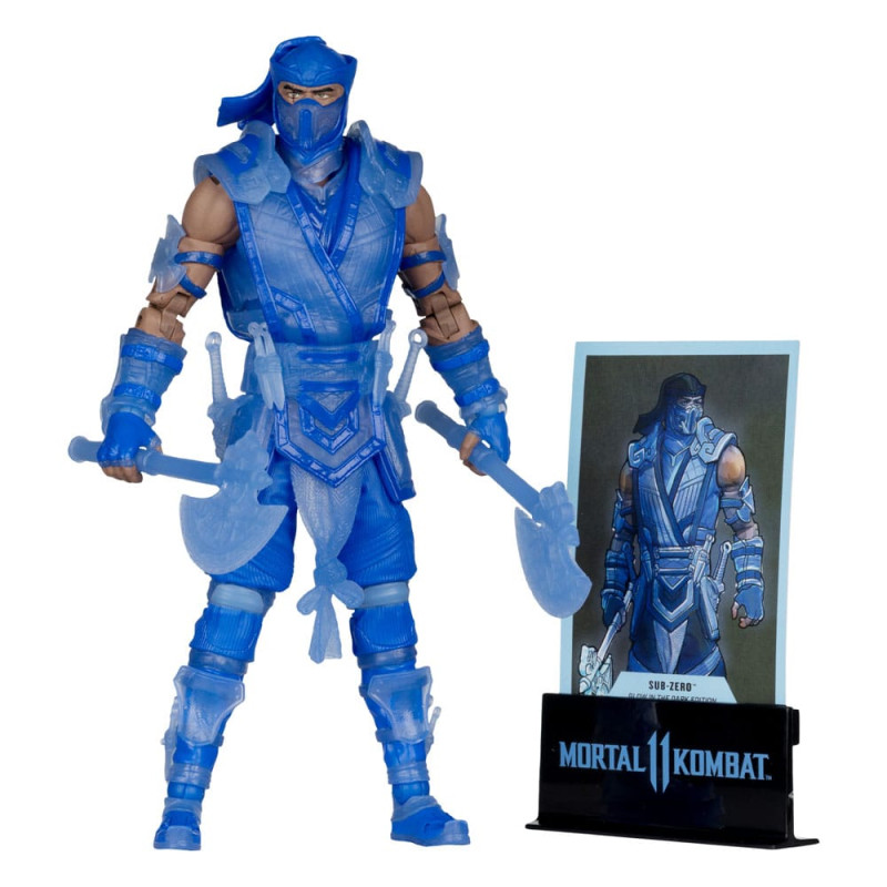 Mortal Kombat Action Figure Glow in the Dark Edition Sub-Zero (Gold Label) 18 cm 1