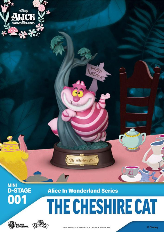 Alice in Wonderland Mini Diorama Stage Statues 6-pack 10 cm 11