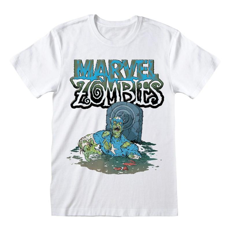 Marvel T-Shirt Zombie Cap Size XL