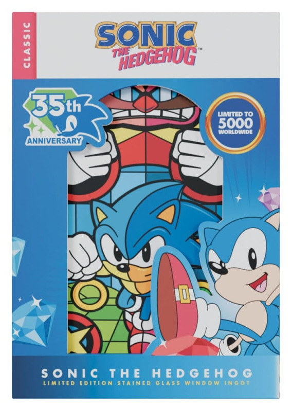 Sonic The Hedgehog Ingot Stained Glass Window Style 60 cm 4