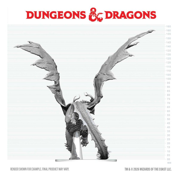 Dungeons & Dragons Nolzur's Marvelous Miniatures Unpainted Miniature Adult Spirit Dragon 24 cm 1