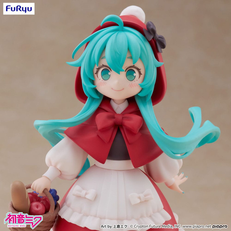 Hatsune Miku Desktop Fairy PVC Statue Hatsune Miku Little red riding hood Ver. 16 cm 4