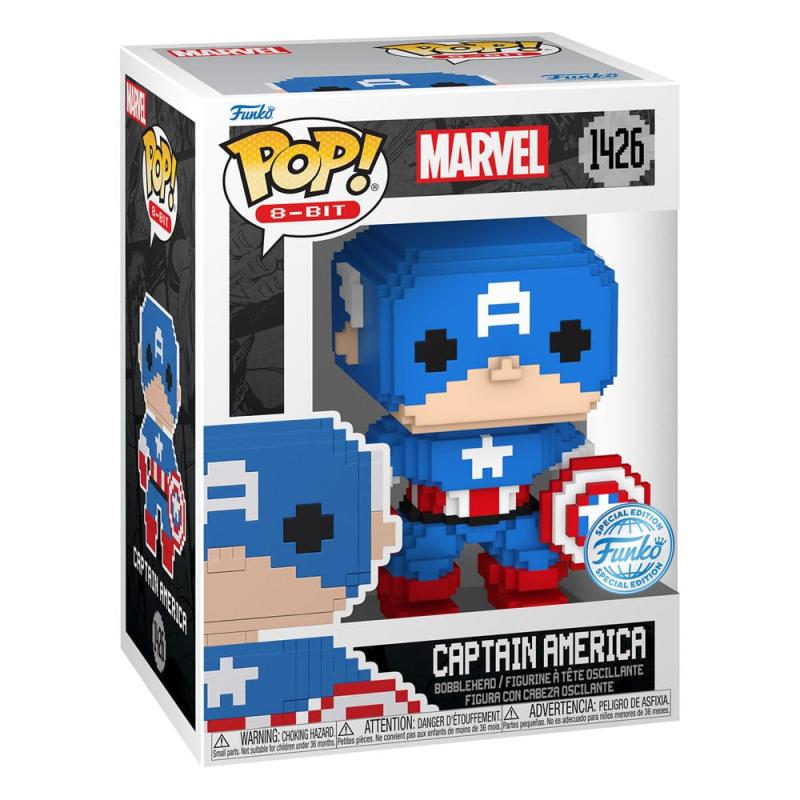 Marvel POP! 8-Bit Vinyl Figure Captain America 9 cm 1