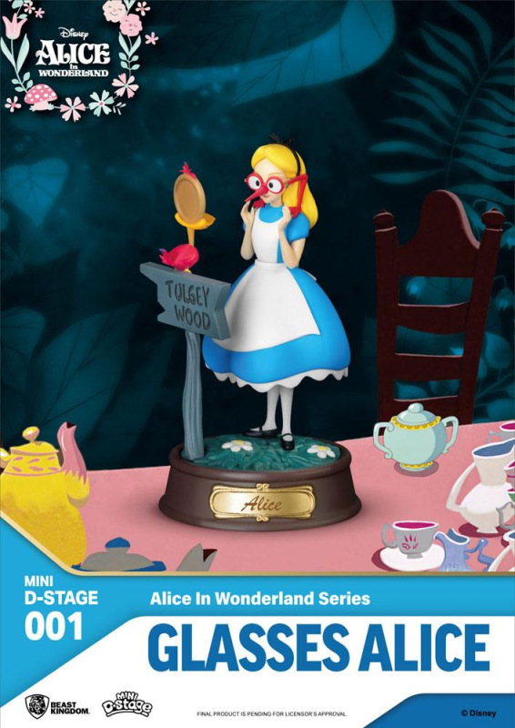Alice in Wonderland Mini Diorama Stage Statues 6-pack 10 cm 1