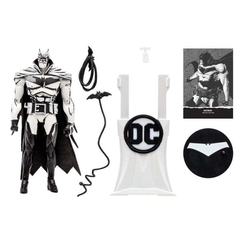 DC Multiverse Action Figure Sketch Edition Batman (Batman: White Knight) (Gold Label) 18 cm