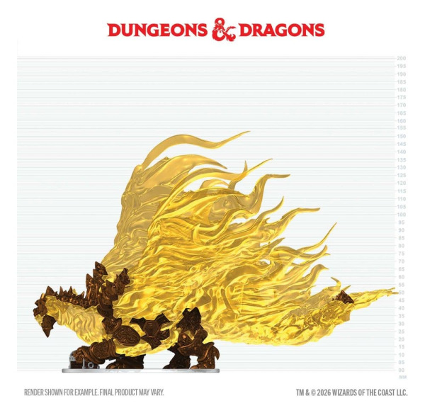 D&D Icons of the Realms Boxed prepainted Miniatures Hollow Dragon 18 cm 3