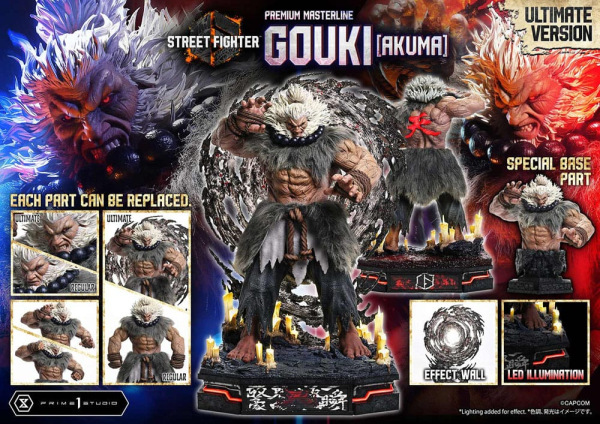 Street Fighter 6 Premium Masterline Series Statue 1/4 Akuma Ultimate Version 69 cm 6