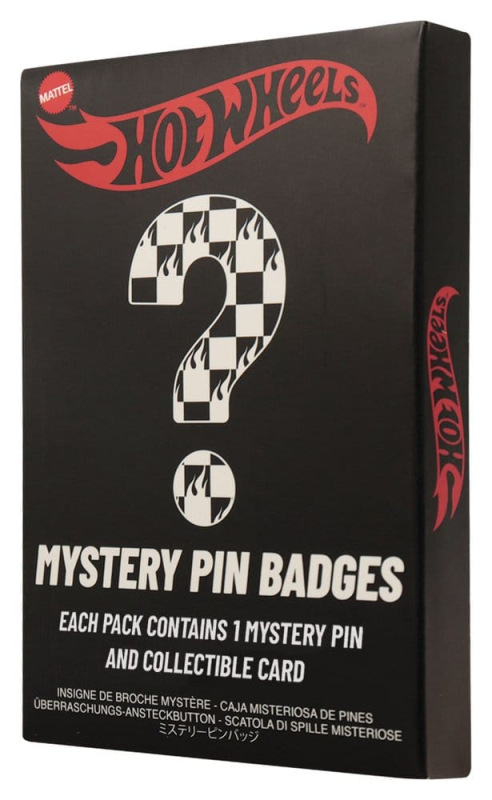 Hot Wheels Mystery Pin Badges Blind Box Display (12) 13