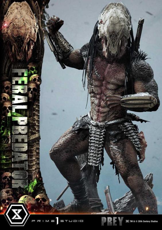 Prey (Movie) Museum Masterline Series Statue 1/3 Feral Predator Deluxe Version 89 cm 7