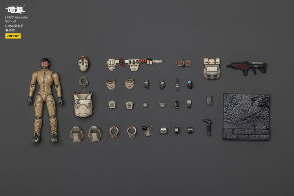 UNSC Dark Source Action Figur Assaulter Samuel 7 cm 9