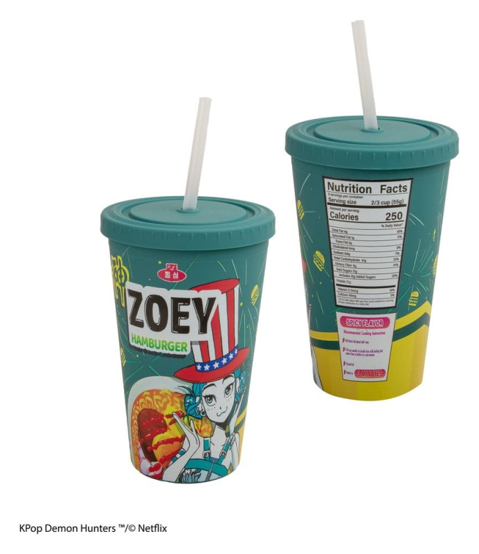KPop Demon Hunters Tumbler Zoey Hamburger 5