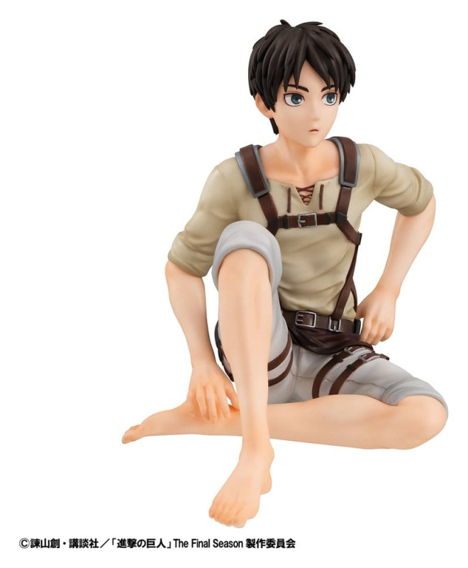 Attack on Titan G.E.M. Series PVC Figures 2-Pack Eren Yeager & Squad Captain Levi Palm Size 3