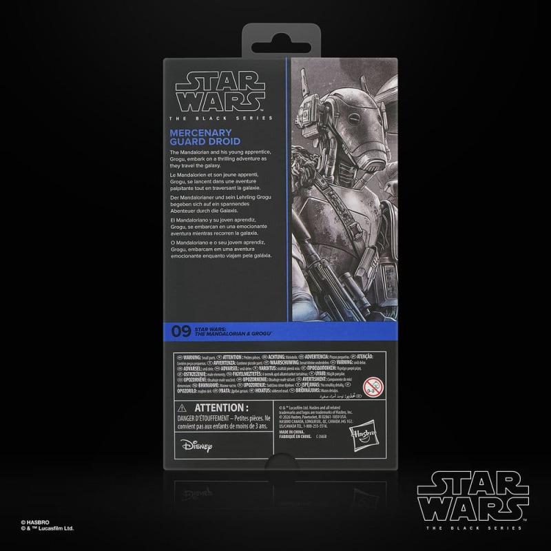 Star Wars: The Mandalorian & Grogu Black Series Action Figure Mercenary Guard Droid 15 cm 1