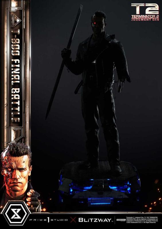 Terminator 2 Museum Masterline Series Statue 1/3 T-800 Final Battle Regular Version 75 cm