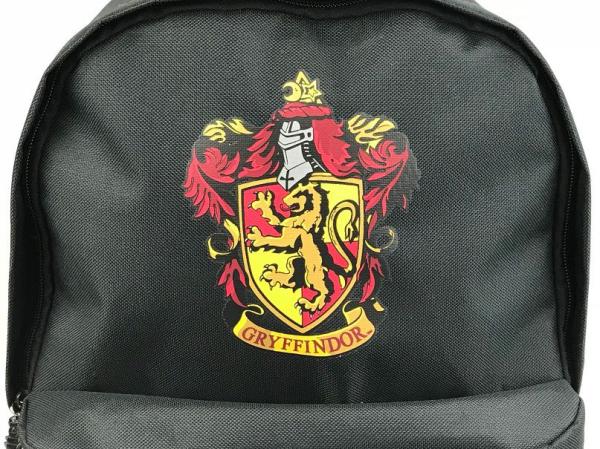 Harry Potter Backpack Gryffindor Black Burgundy 2