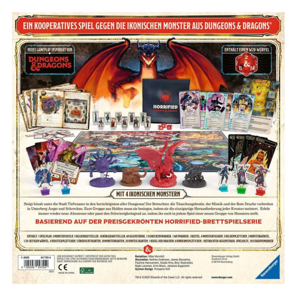 Horrified: Dungeons & Dragons Board Game *German Version* 1