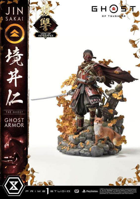 Ghost of Tsushima: Jin Sakai, The Ghost Vow of Vengeance 1/4 Statue - Prime 1 Studio