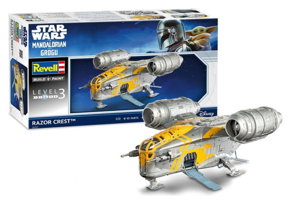 Star Wars The Mandalorian and Grogu Revell Model Kit 1/72 Razor Crest 34 cm 1