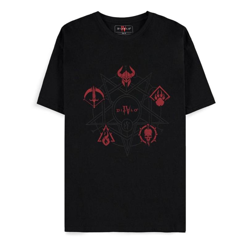 Diablo IV T-Shirt Class Icons