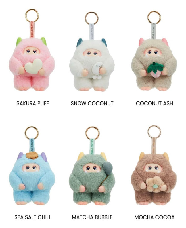 Giggle Monster Plush Keychain 11 cm Marshmallow Dreams Blind Box Display (6)