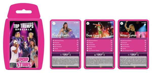Popstars Card Game Top Trumps *German Version* 4
