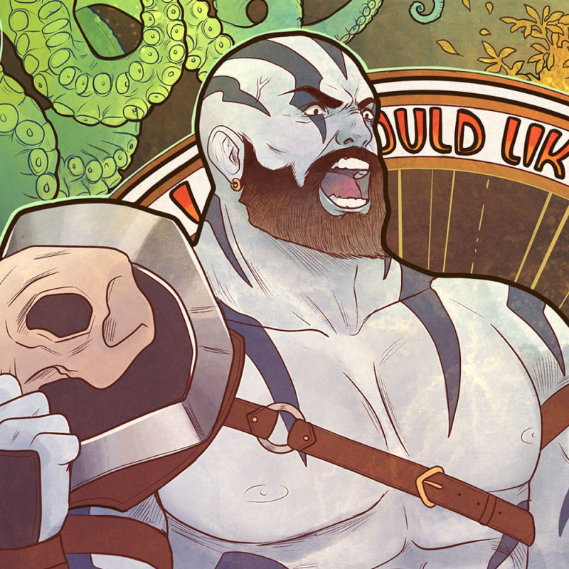 Critical Role Art Print Travis Willingham: 10th Anniversary Art Nouveau Illustrations 46 x 28 cm - u 6