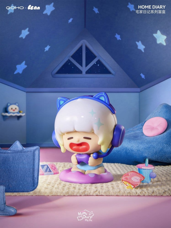 Original Character Trading Figures Blind Box 8-Pack Lazy Home Diary 9 cm 8