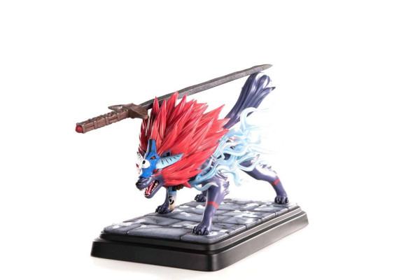 Okami Statue Oki (Wolf Form) 35 cm 3