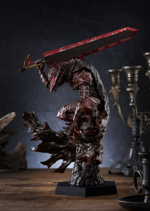 Berserk Pop Up Parade PVC Figure Guts (Berserker Armor): Bloody Paint Ver. L Size 28 cm 1