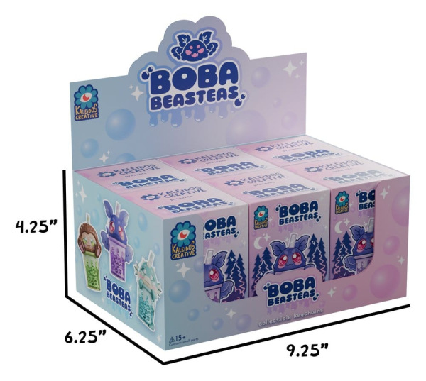 Boba Beasteas Keychain 8 cm Blind Box Display (8) 4