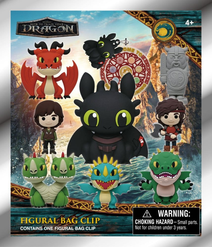 How to Train Your Dragon 3D PVC Bag Clips Series 2 Display (24) 1