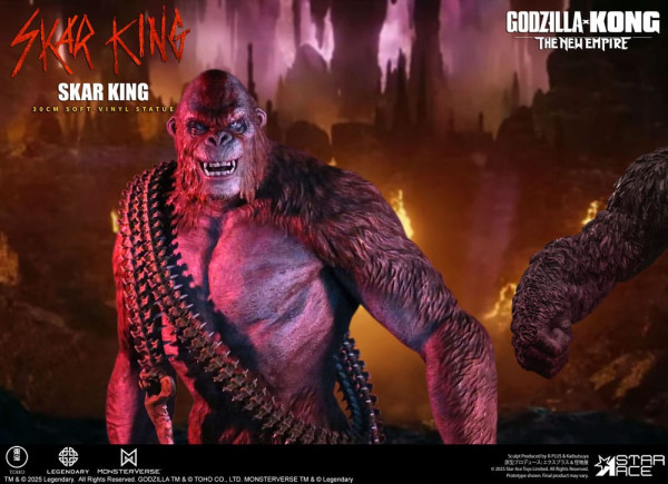 Godzilla vs. Kong: The New Empire Soft Vinyl Statue Skar King Unleash the Titan 30 cm 5