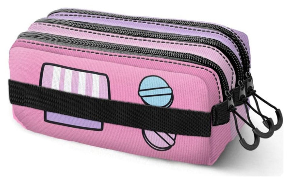 Sanrio Fan Trick Pencil case 2.2 Hello Kitty Gashapon Pink 1