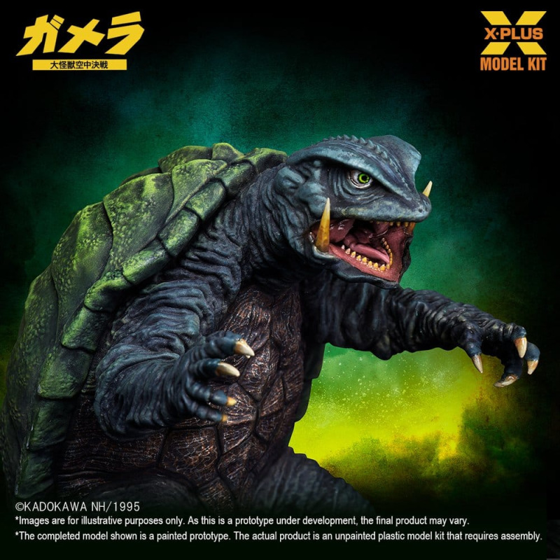 Gamera: Guardian of the Universe (1995) Plastic Model Kit 1/700 Gamera 11 cm 8