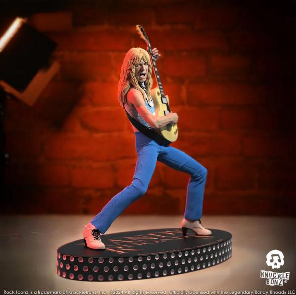 Randy Rhoads IV Rock Iconz Statue The Early Years Blue Version 24 cm