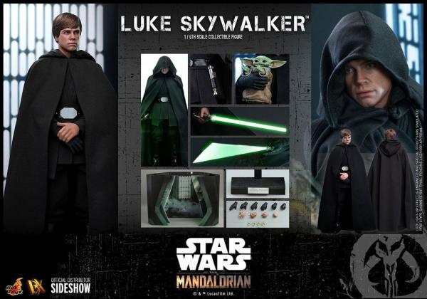 Star Wars The Mandalorian Action Figure 1/6  Luke Skywalker 30 cm