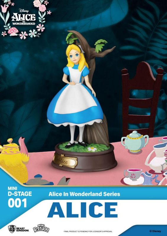 Alice in Wonderland Mini Diorama Stage Statues 6-pack 10 cm 10
