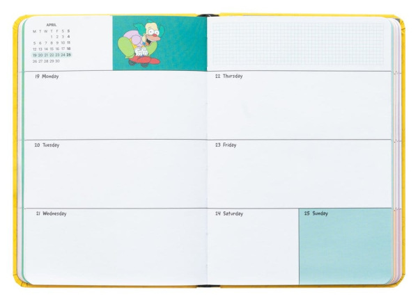 The Simpsons Academic Planner 2026/27 A6 *English Version* 1