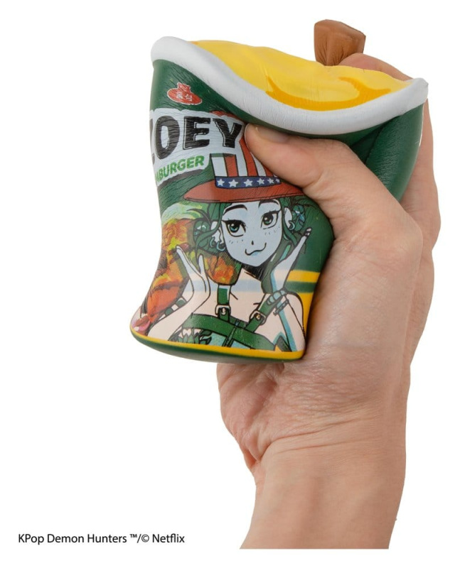 KPop Demon Hunters Squishy Anti Stress Figure Zoey Hamburger Noodles 2