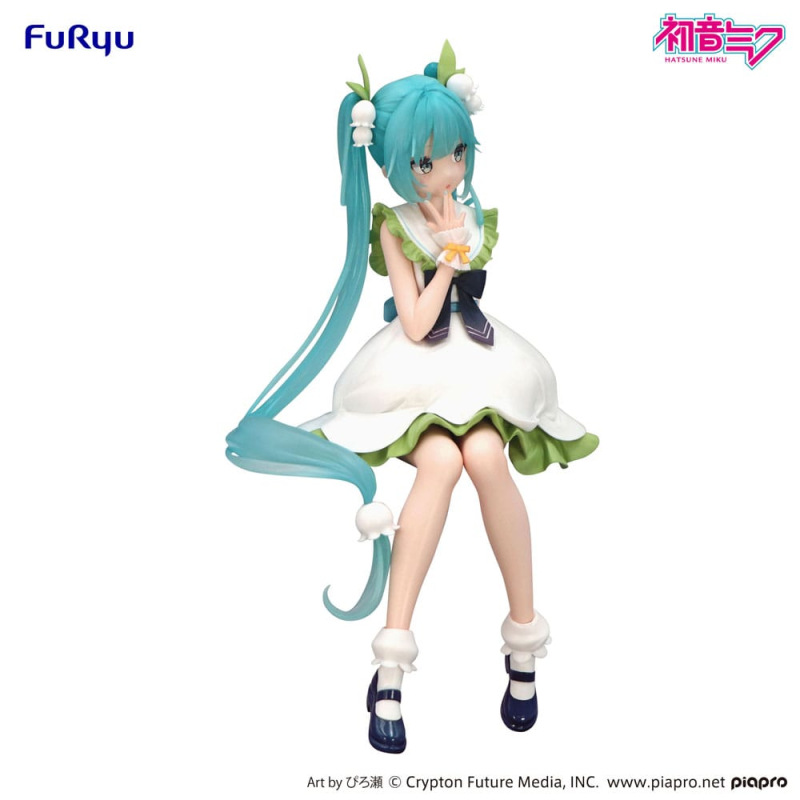 Hatsune Miku Noodle Stopper PVC Statue Flower Fairy Lily of the Valley 14 cm 3