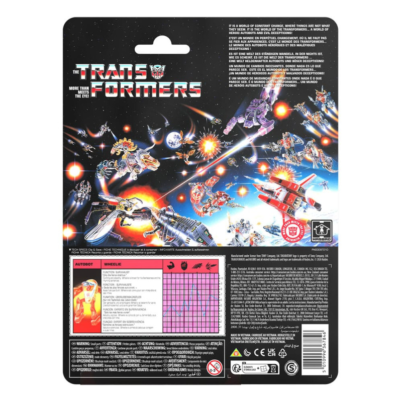 The Transformers Retro G1 Action Figure Autobot Wheelie 11 cm 1