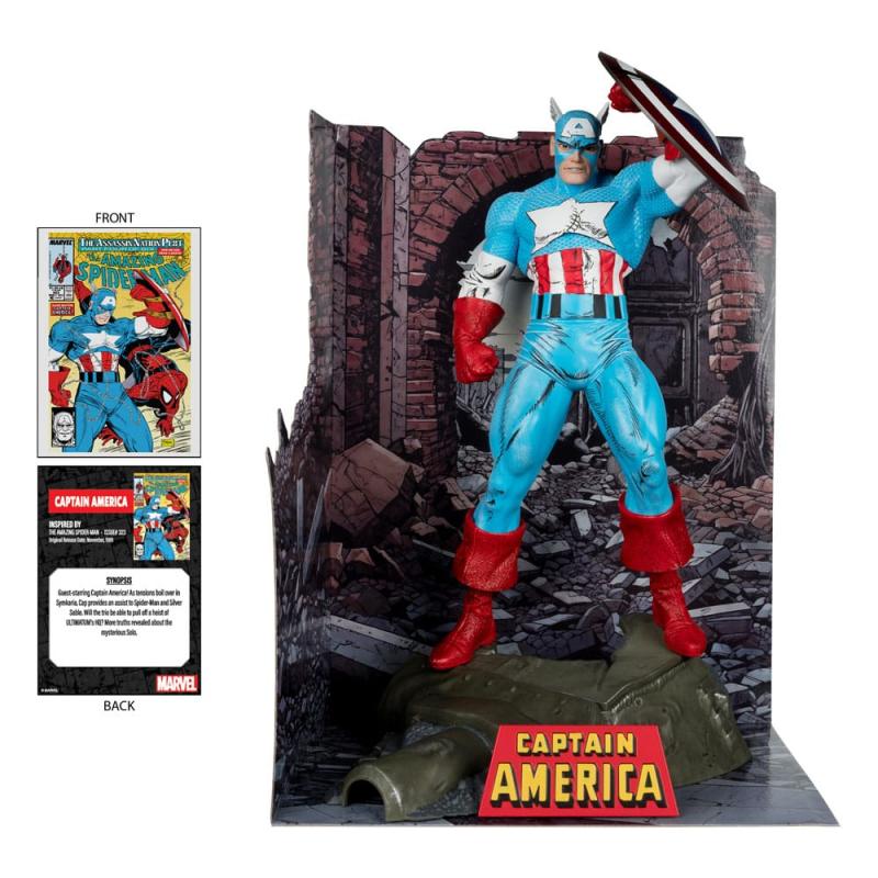 Marvel PVC Statue 1/6 Captain America (The Amazing Spider-Man #323) 28 cm