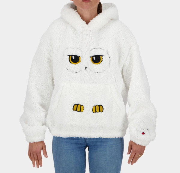 Harry Potter Teddy Hooded Sweater Hedwig Size XL 1