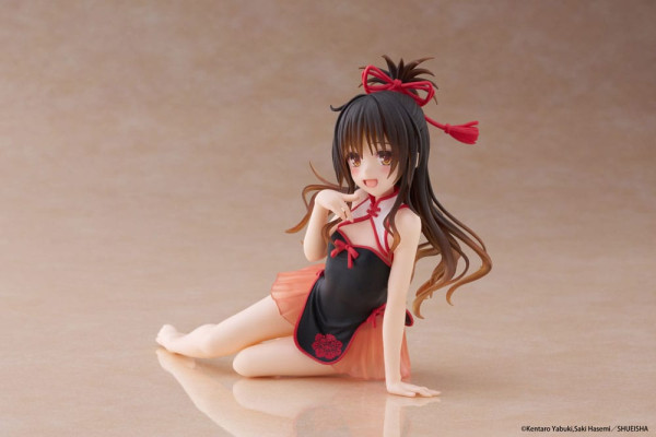 To Love-Ru Darkness PVC Statue Desktop Cute Figure Mikan Yuki Chinese Dress Ver. 13 cm 1